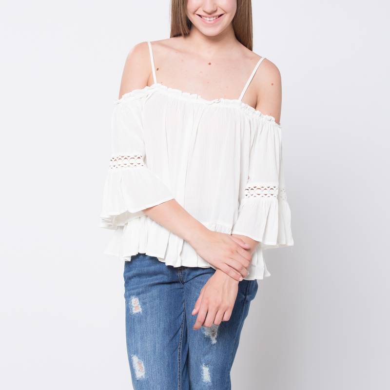  - BLUSA ML Y 3/4 BLS055TC COMBO 4 SOLID PALE ROSE XS
