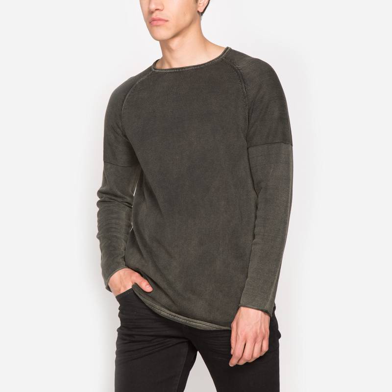  - SWEATER ML LISO SWL CREW OLIVE GREEN L