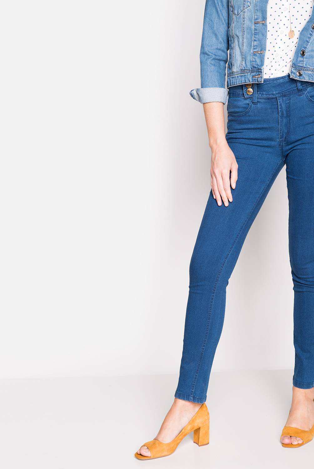 NEWPORT - Newport Jeans Recto Tiro Denim Alto Mujer