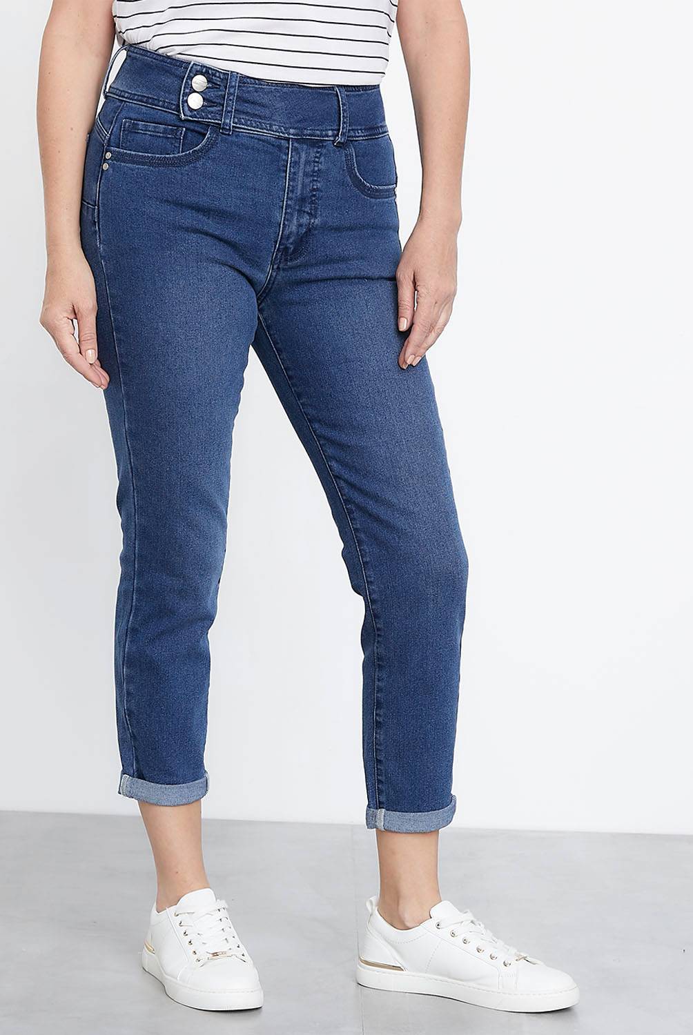 NEWPORT - Jeans Skinny Tiro Alto Denim Mujer Newport