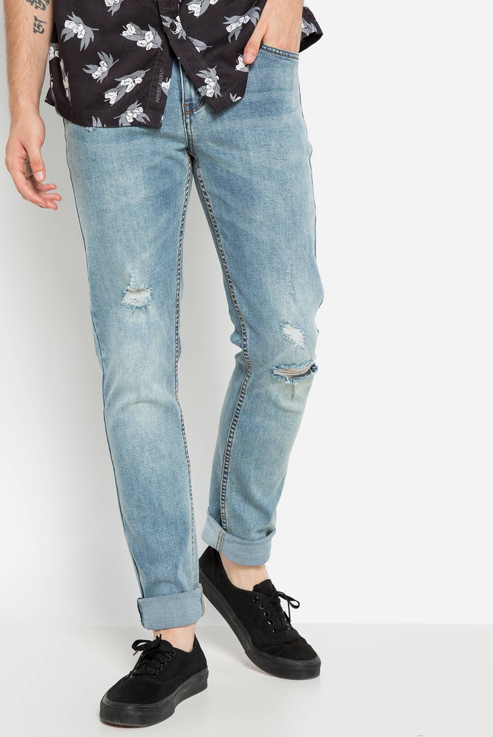 Americanino - Skinny Jeans Destroyed Ultra Stretch