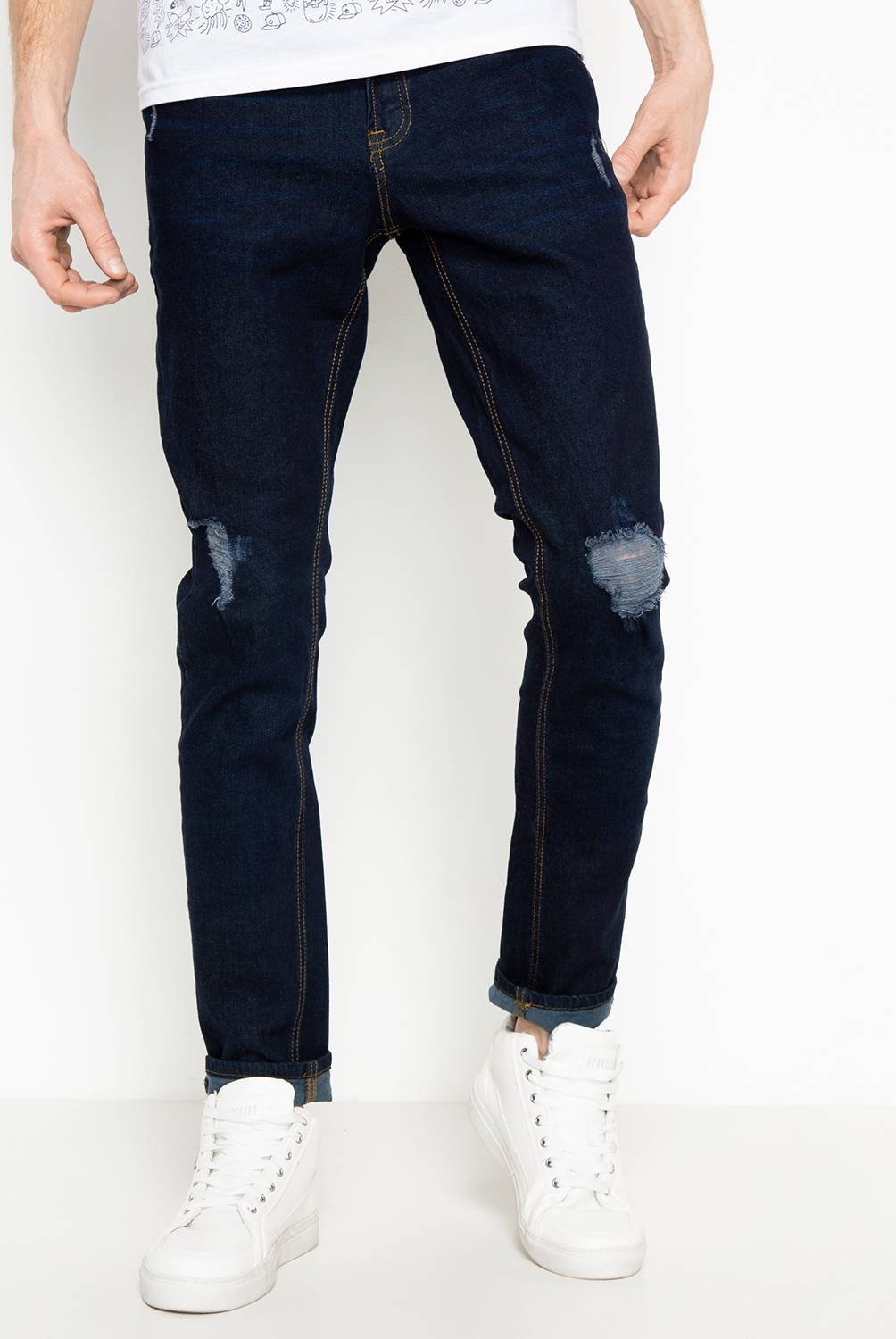 BEARCLIFF - Jeans Skinny Fit  Hombre Bearcliff