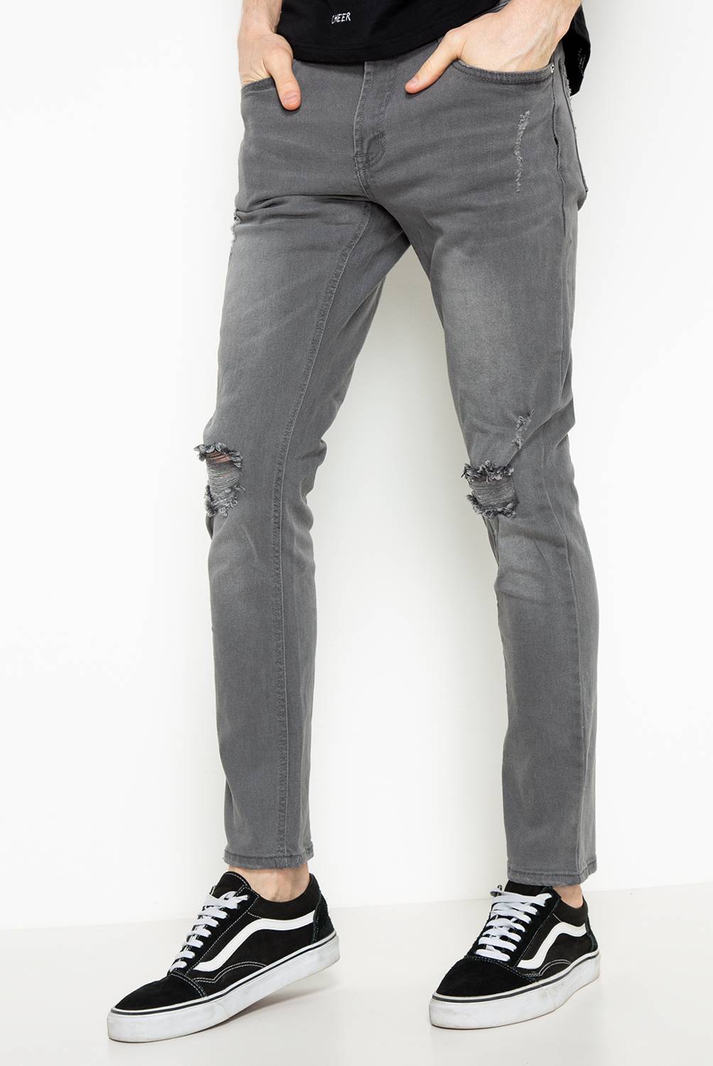 BEARCLIFF - Jeans Skinny Fit  Hombre Bearcliff