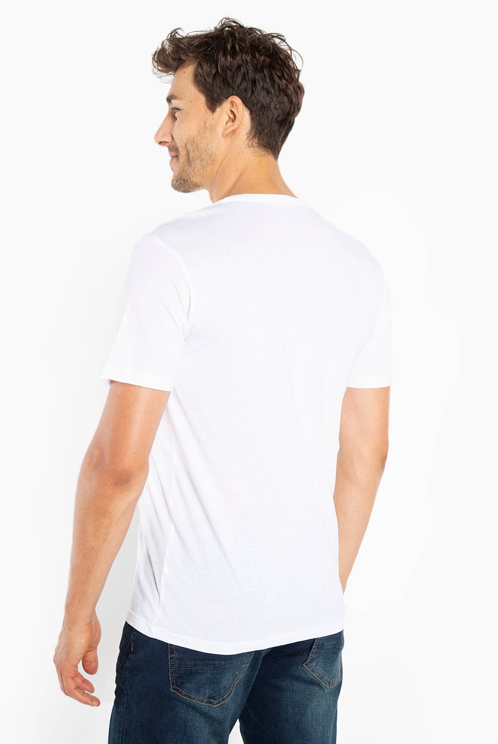BASEMENT - Basement Camiseta de Algodón Hombre