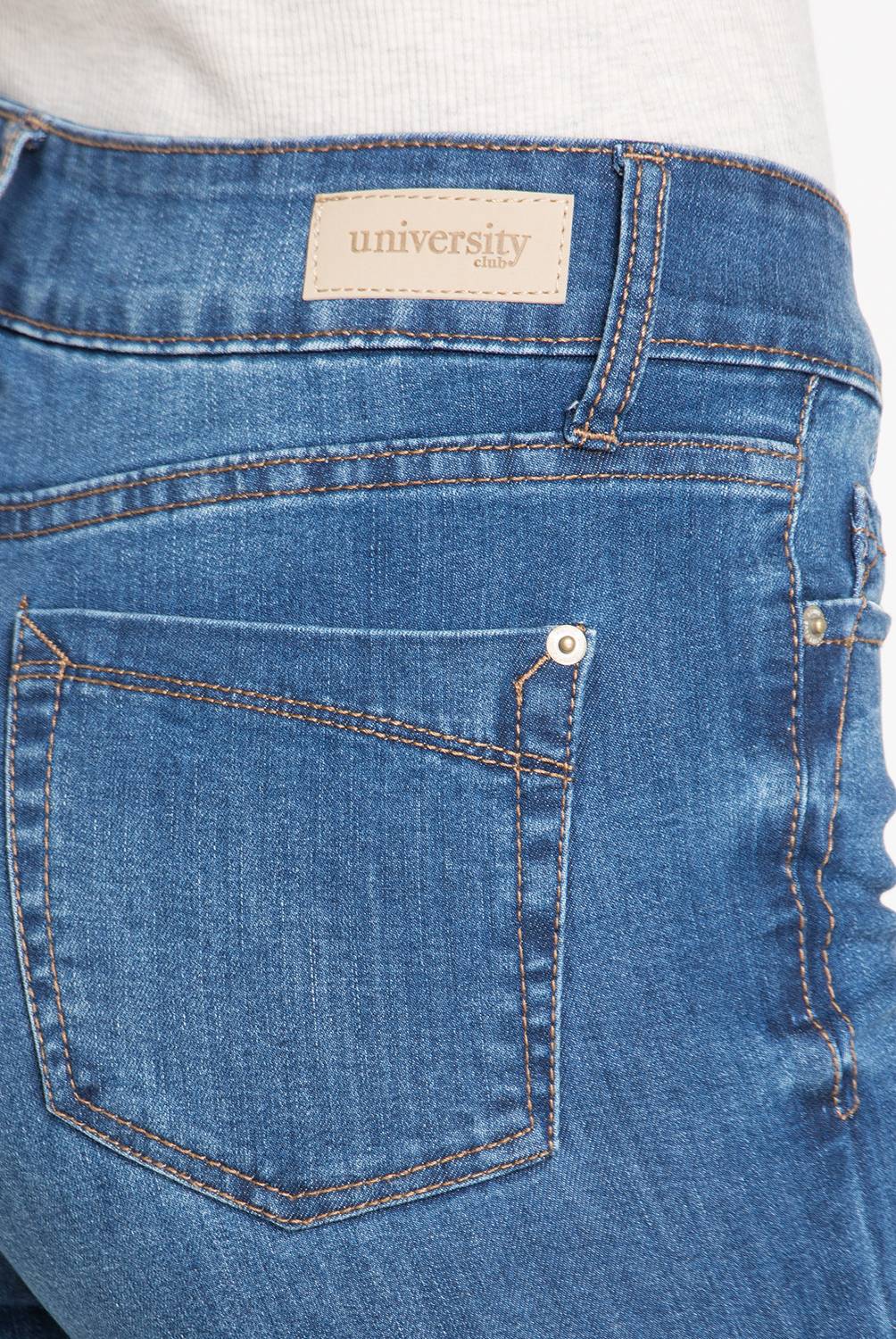 UNIVERSITY CLUB Jeans Skinny Tiro Medio Mujer University Club