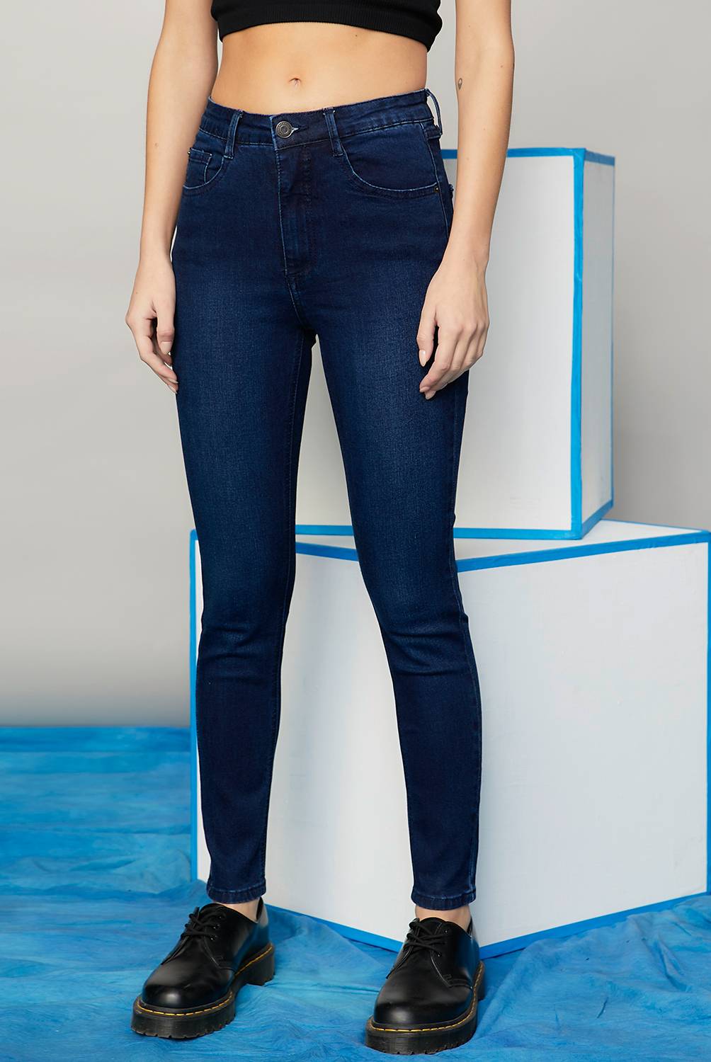 AMERICANINO - Jeans Skinny Tiro Alto Mujer Americanino
