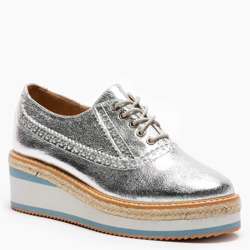 BASEMENT - Zapato Casual Mujer Gris