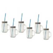 MICA Set de Vasos Vidrio 6 Piezas 400 ml Mica