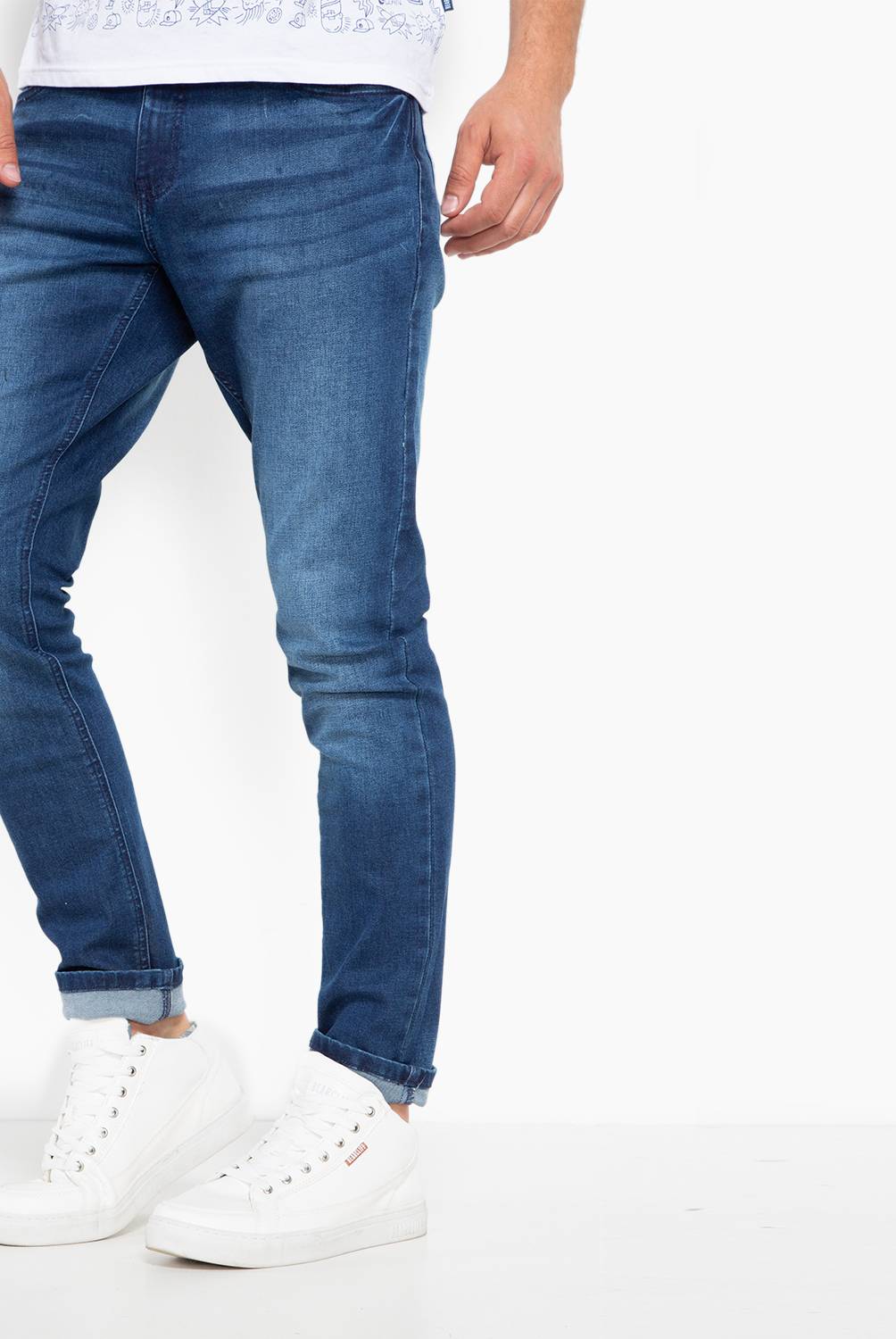 BEARCLIFF - Jeans Basico Super Skinyy Hombre Bearcliff