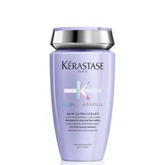 KERASTASE - Shampoo Matizador Cabello Rubio O Decolorado Bain Ultra-Violet Blond Absolu 250ml Kerastase