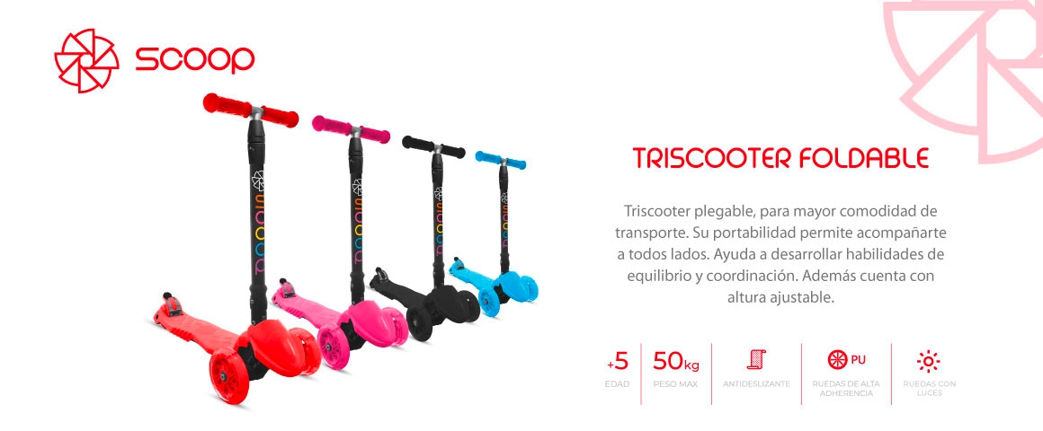 Triscooter Foldable Scoop