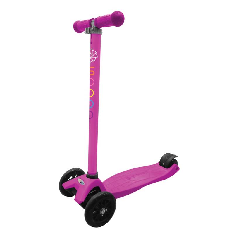 SCOOP - Scoop Scooter 3 ruedas M c/luz Fluor Pink