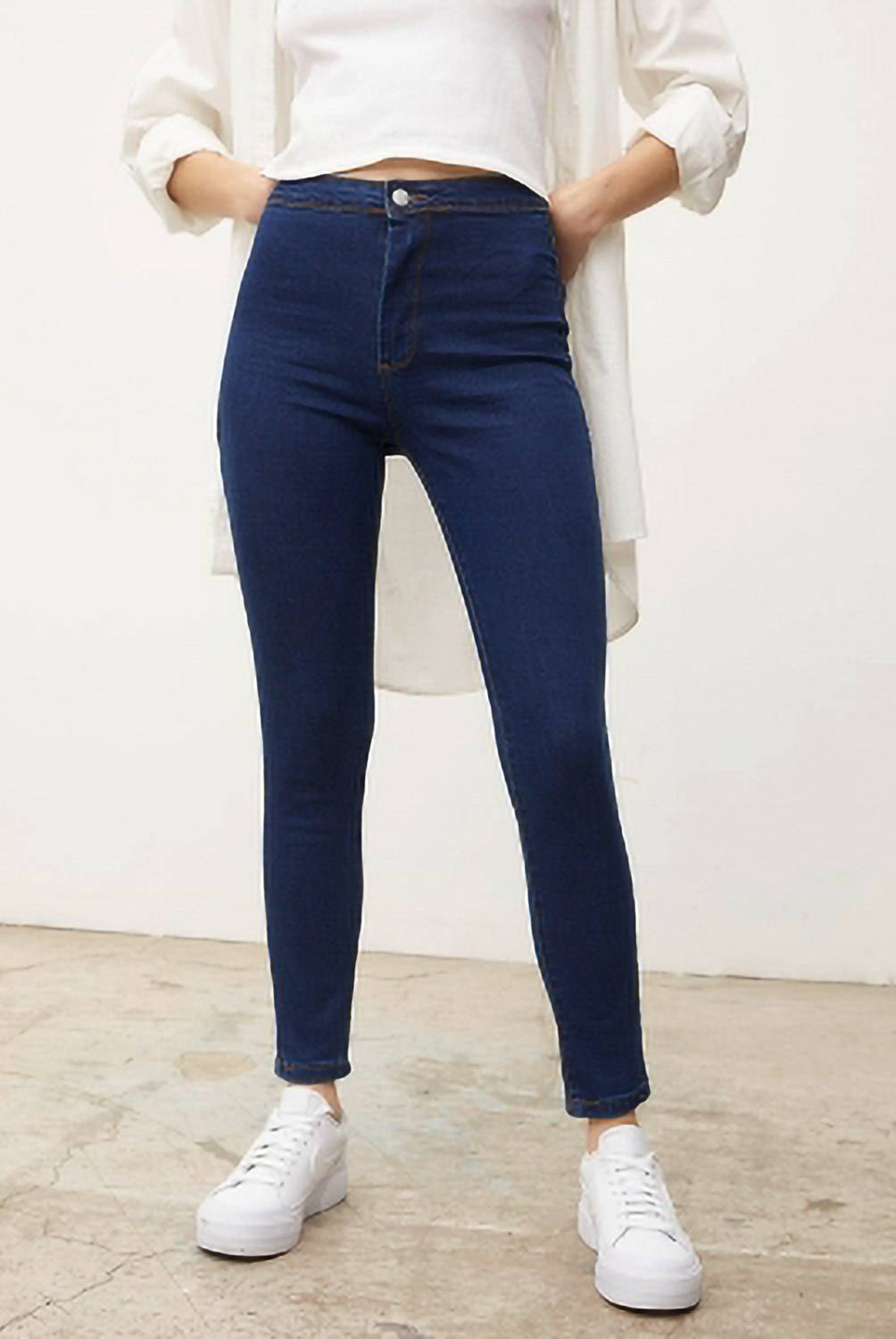 SYBILLA - Jeans Skinny Kate Tiro Alto Mujer Sybilla