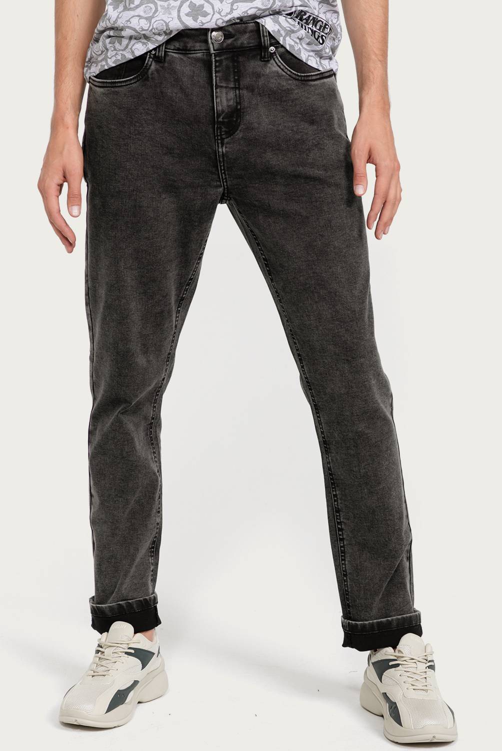 BEARCLIFF - Jeans Slim Fit Hombre  Bearcliff