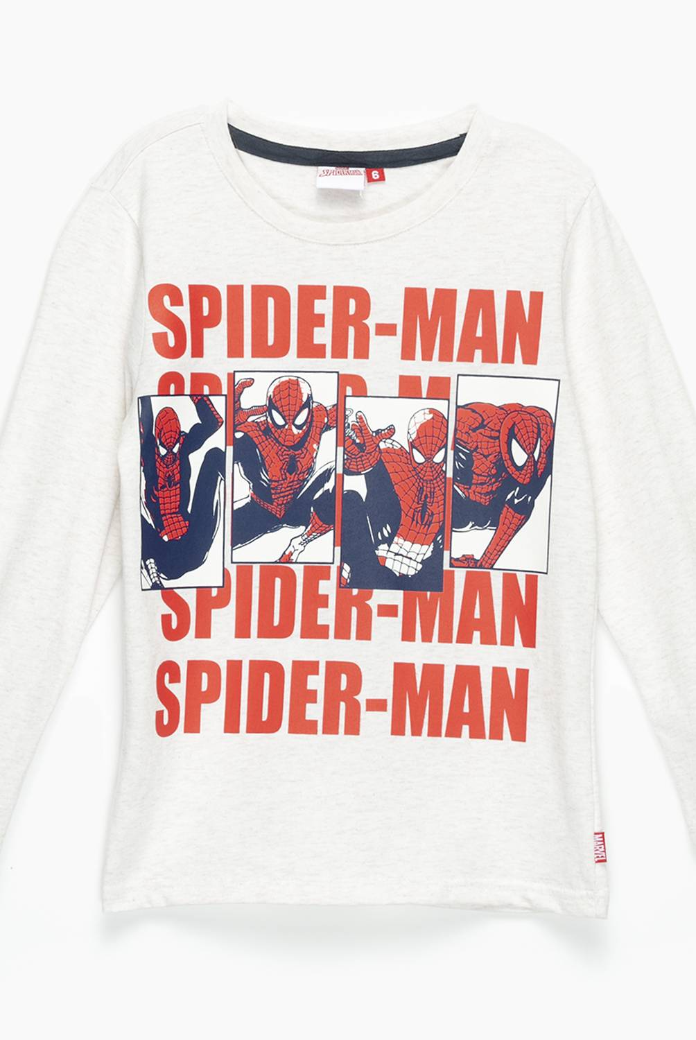 SPIDER-MAN - Polera Print Spiderman Algodón Niño