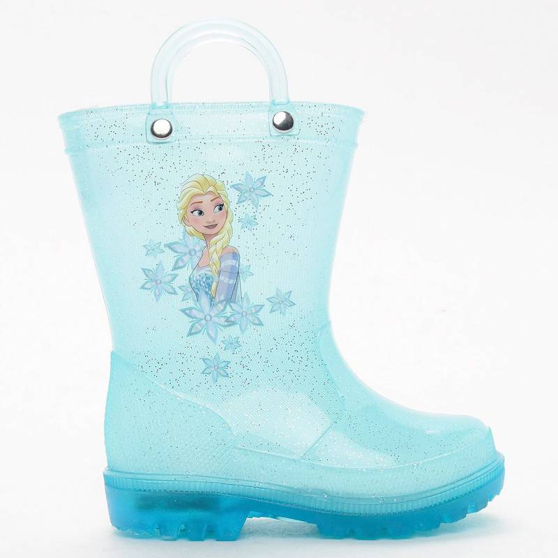Disney Botas De Agua De Lluvia Con Luz Para Niñas De Frozen [Elsa Con Luces Intermitentes Para Nieve] | lagear.com.ar