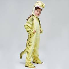 YAMP - Disfraz Halloween Tiranosaurio Rex Amarillo Yamp