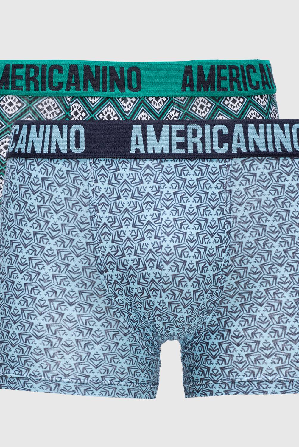 AMERICANINO - Americanino Pack de 2 Boxer de Algodón Hombre