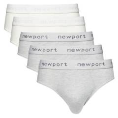 NEWPORT - Pack De 5 Slip Algodón Hombre Newport
