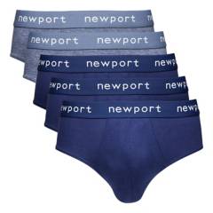 NEWPORT - Pack De 5 Slip Algodón Hombre Newport