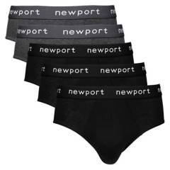 NEWPORT - Pack de 5 Slip Algodón Hombre Newport