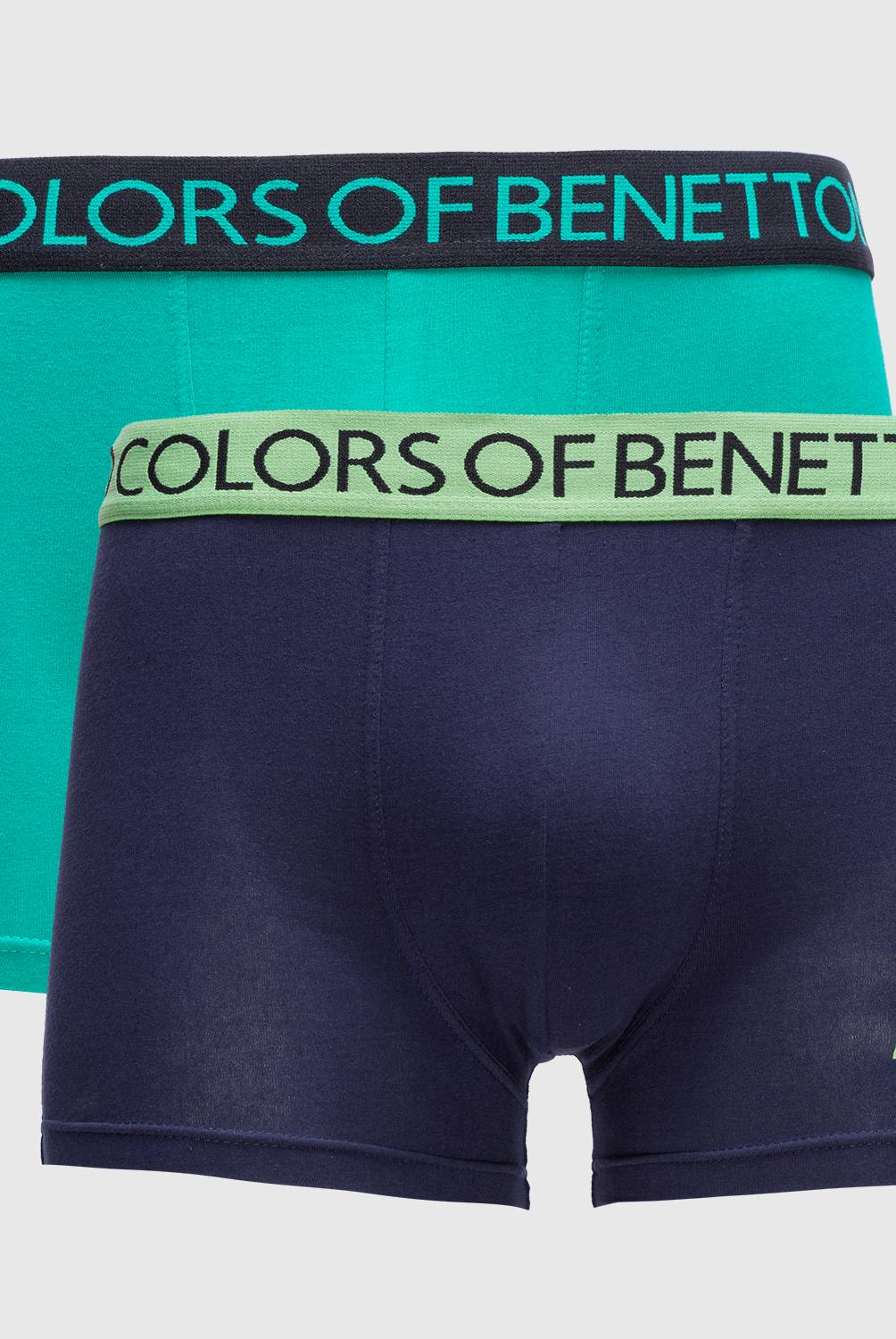 BENETTON - Benetton Pack de 2 Bóxer Algodón Hombre