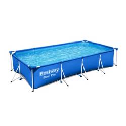 Specs Bestway Fast Set 57376 Above Ground Pool Inflatable Pool Round 7340 L Grey 57376