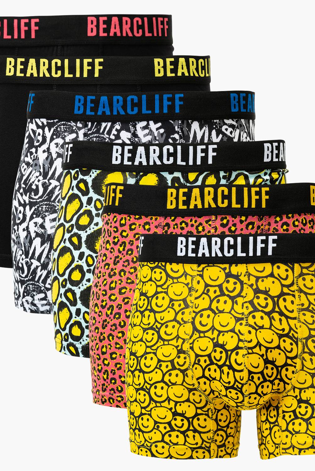 BEARCLIFF - Pack De 6 Boxers Algodón Hombre Bearcliff