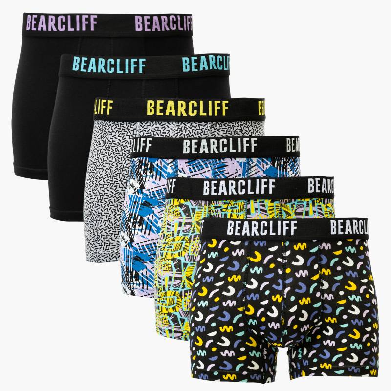 BEARCLIFF - Pack De 6 Boxers Algodón Hombre Bearcliff