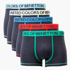 BENETTON - Pack 5 Boxers Algodón Hombre Benetton