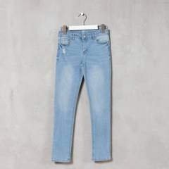 ELEVEN - Eleven Jeans Skinny Tiro Alto Niña Algodón
