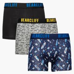 BEARCLIFF - Pack De 3 Bóxers Algodón Hombre Bearcliff