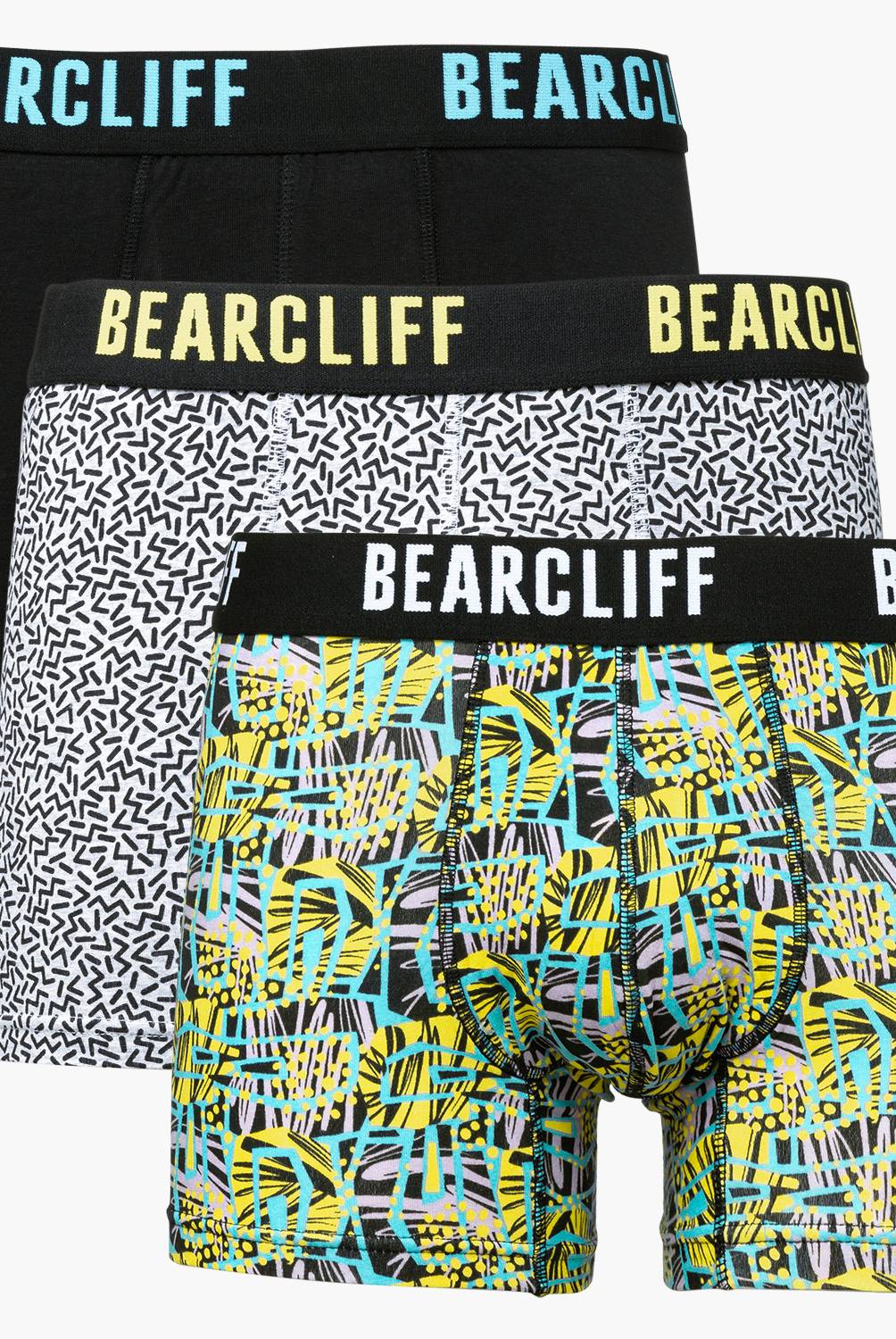 BEARCLIFF - Pack De 3 Bóxers Algodón Hombre Bearcliff