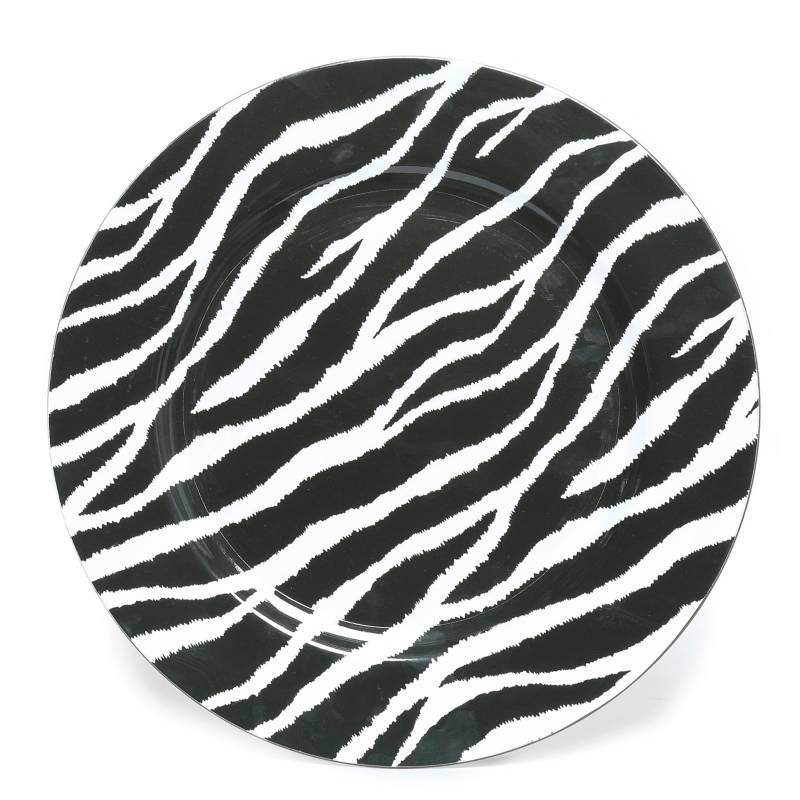 ROBERTA ALLEN - Roberta Allen Plato Base Charger Animal Zebra
