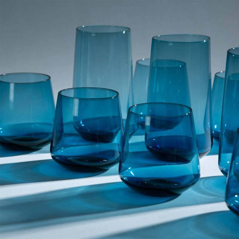 BENETTON - Set 12 Vasos Azul