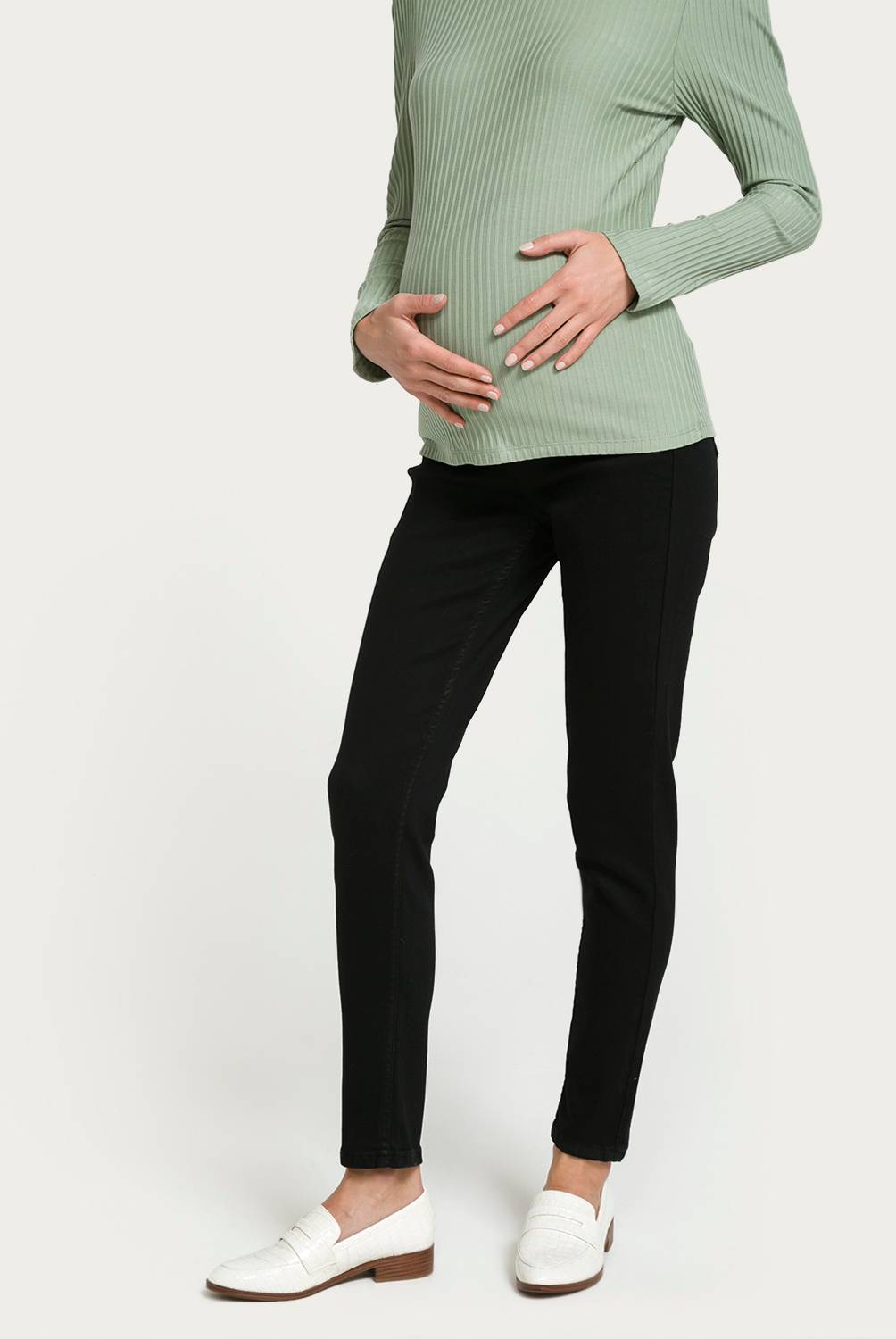 UNIVERSITY CLUB - University Club Jeans Skinny Tiro Medio Maternal Mujer