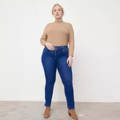 ELLE - Jeans Skinny Tiro Alto Mujer Elle