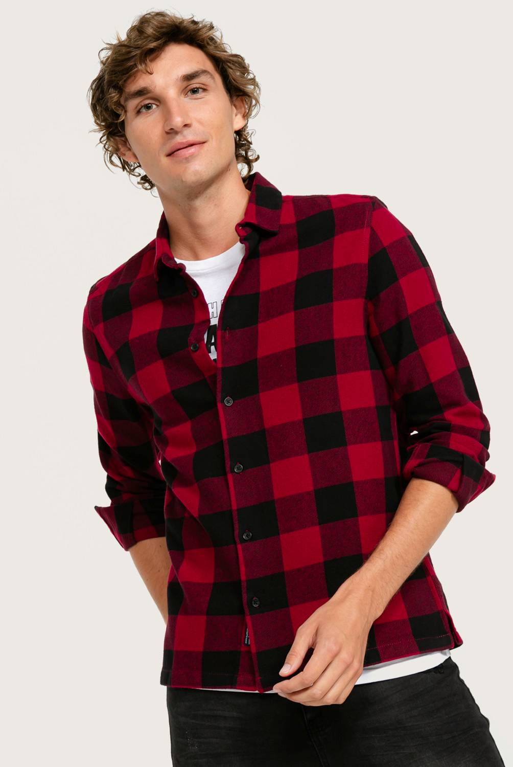 BEARCLIFF - Camisa Casual Hombre