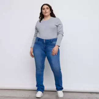 S. COCCI - Jeans Recto Tiro Alto Mujer S. Cocci
