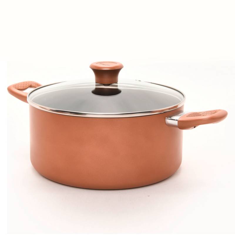 Batería de cocina Antiadherente Simply Cook Bronce 14 pzs - Descuentoff