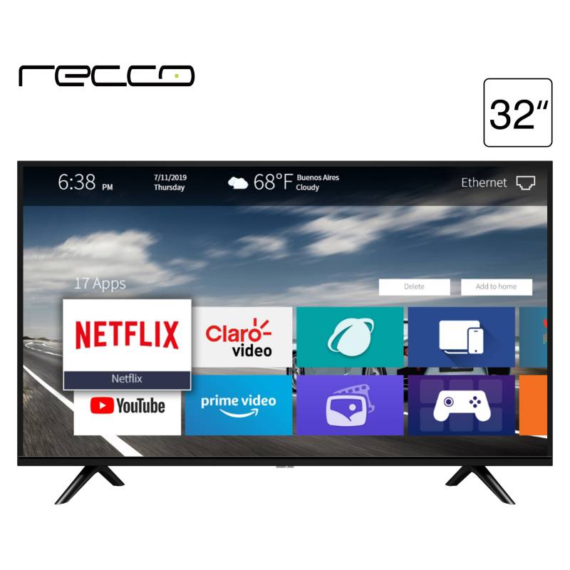 RECCO - LED 32" RLED-32E5600HD HD Smart TV