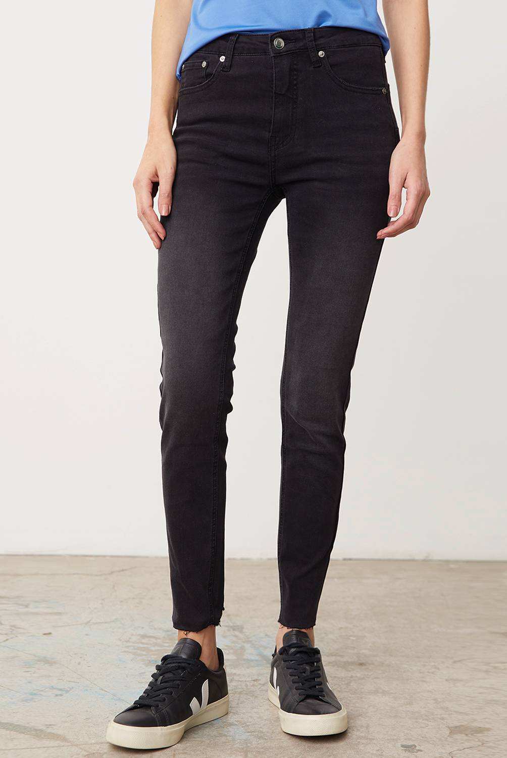 BASEMENT/Jeans Skinny Tiro Alto Mujer Basement