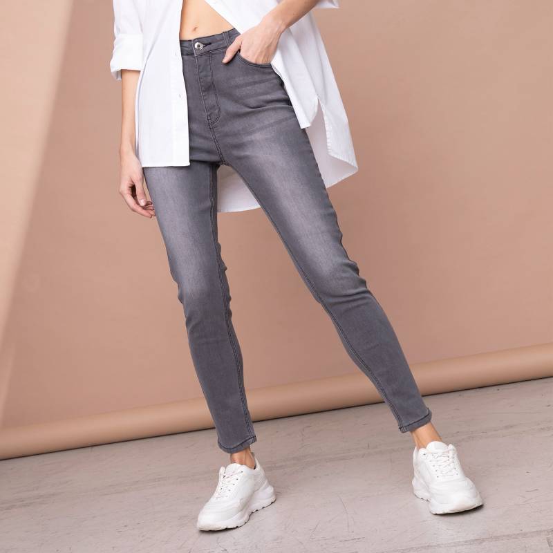 BASEMENT Basement Jeans Skinny Alto Mujer | falabella.com