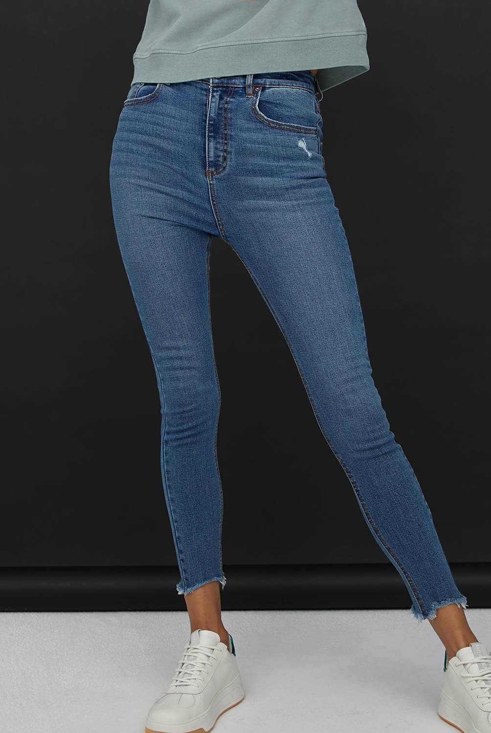 AMERICANINO - Jeans Skinny Súper tiro Alto Mujer