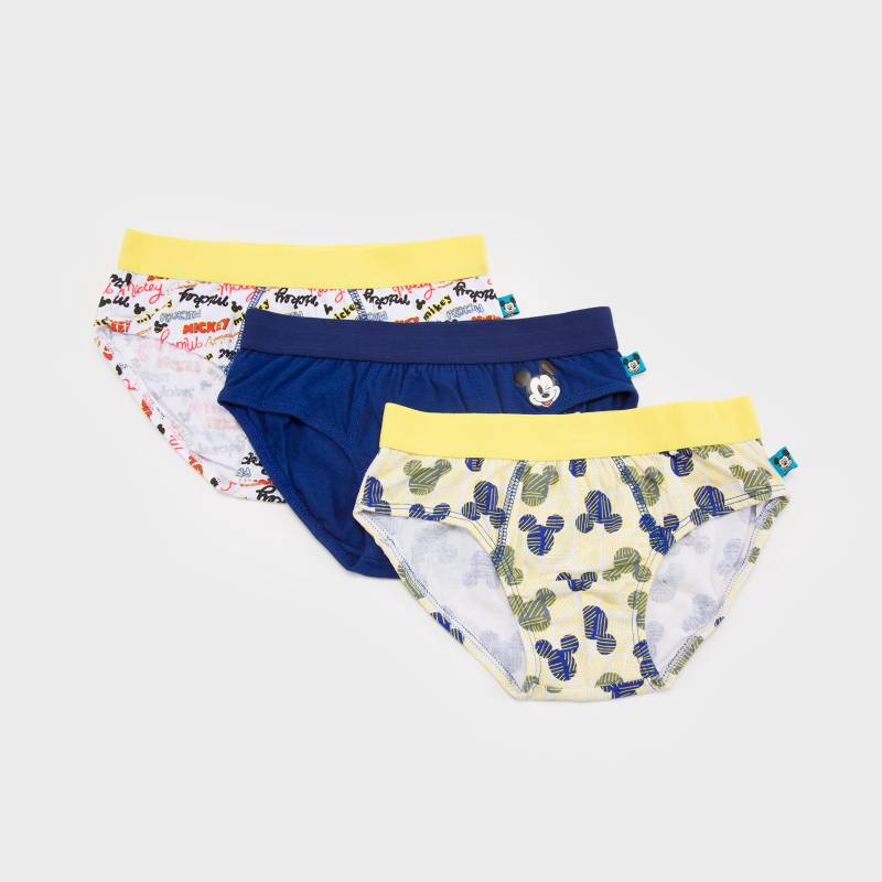 STD CHARACTERS Std Characters Boxer Pack De 3 Unidades Mickey Algodón Niño