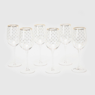 Set 6 Copa De Vino Cristal Glasso - WeMarket