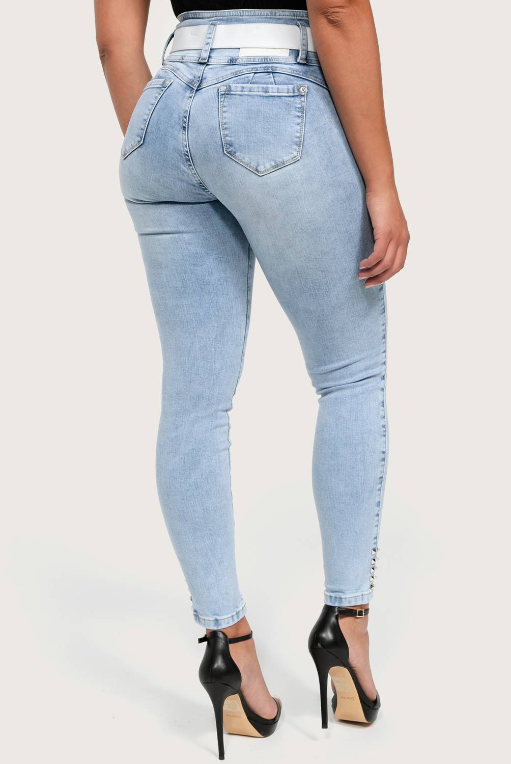 MOSSIMO - Jeans Skinny Roturas Mujer