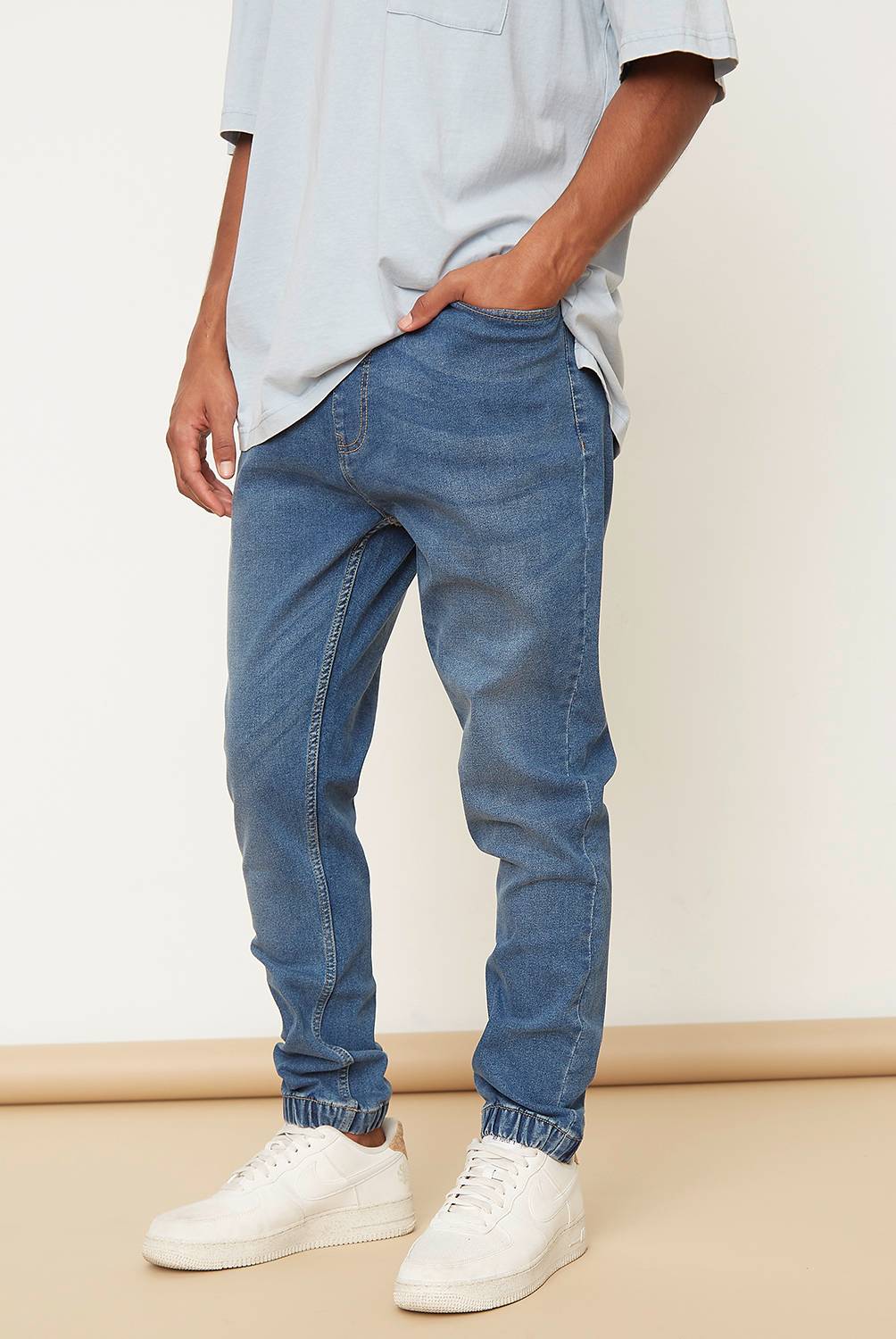 BEARCLIFF - Jeans Jogger Fit Hombre Bearcliff