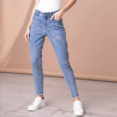 Jeans Case Skinny Con 2 Botones Para Mujer 52827-B