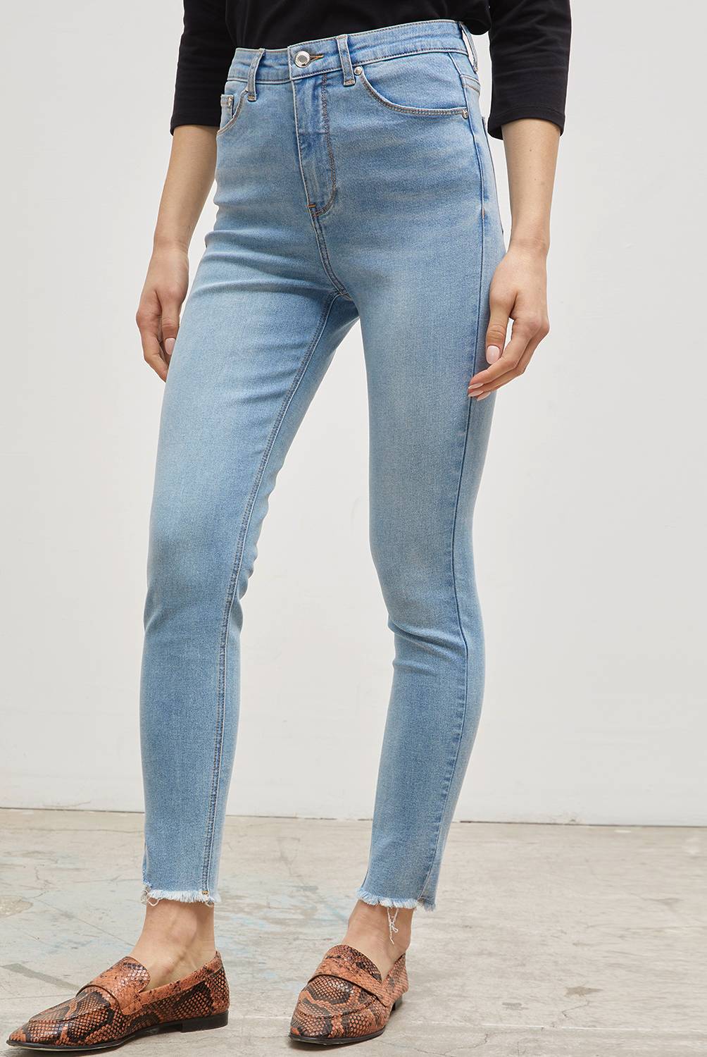 BASEMENT - Jeans Skinny Tiro Alto Mujer Basement